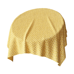 Желтая плетеная ткань