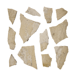 Pieces of Gypsum Plaster