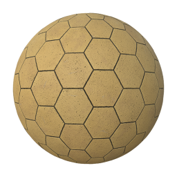 Dalles hexagonales