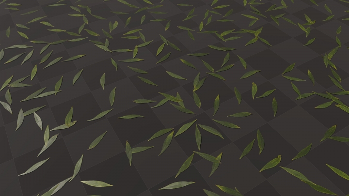 Grüne Grasblätter