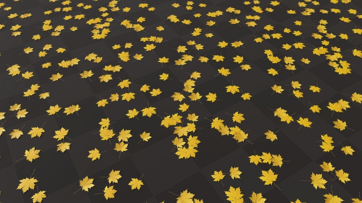 Желтый осенний лист