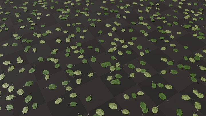 Зеленые листья гортензии
