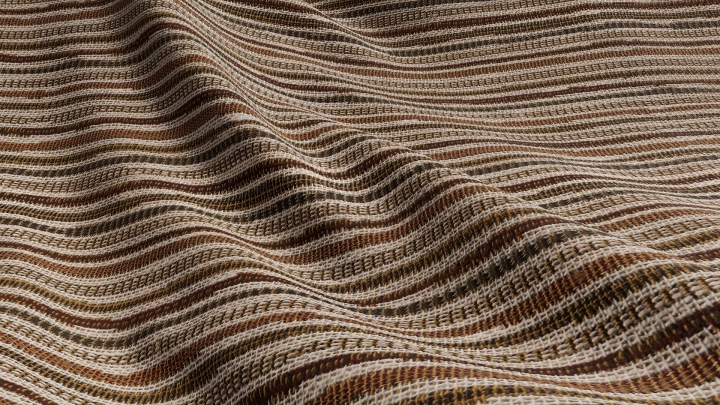 Striped Synthetic Fabric