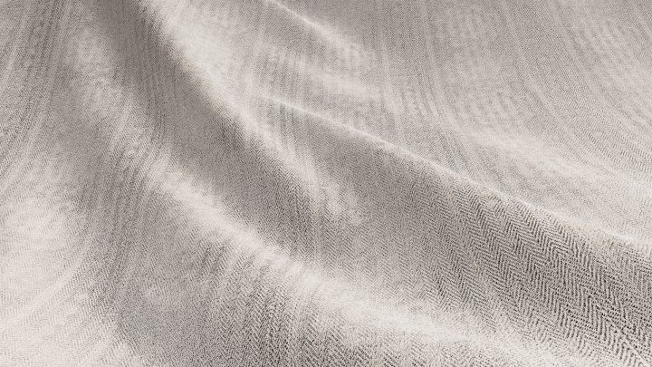 Tissu en coton folklorique à rayures