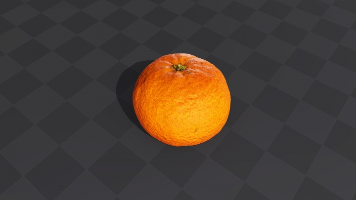 Спелый мандарин