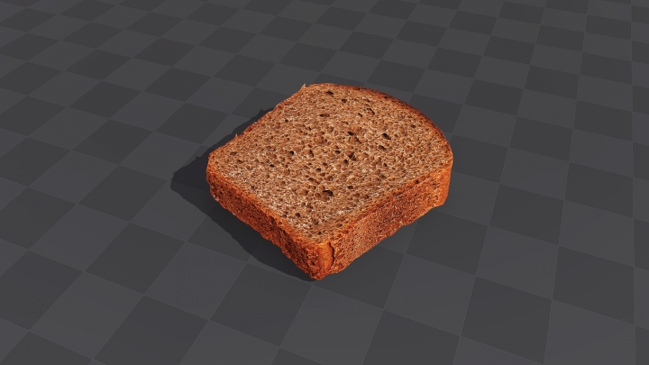 Ломтик ржаного хлеба