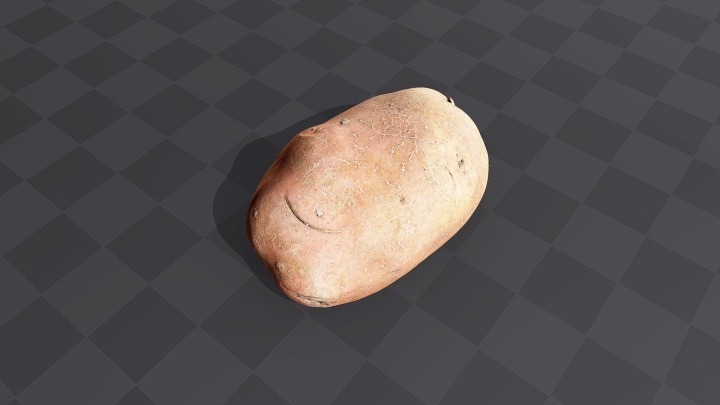 Крупный картофель