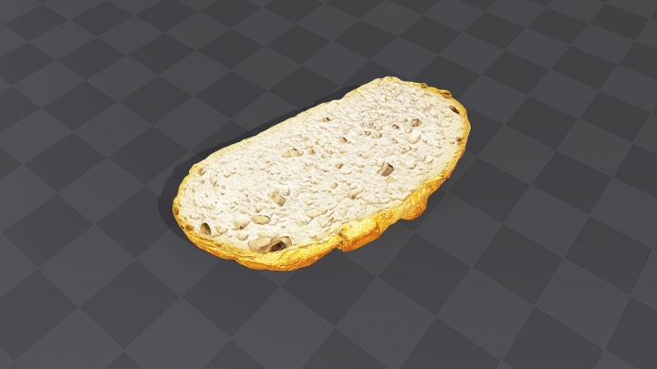 Крупный отрез хлеба