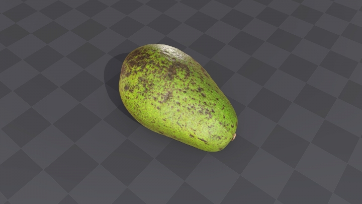 Зеленый плод авокадо