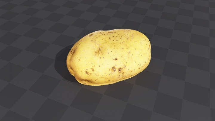 Gewaschene Kartoffeln