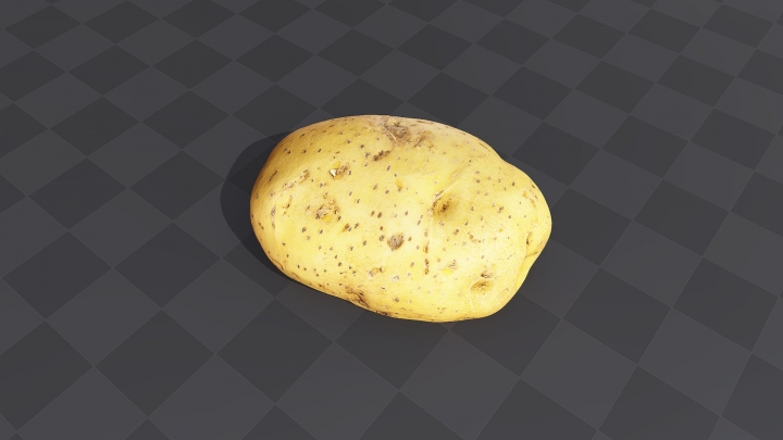 Gewaschene Kartoffeln
