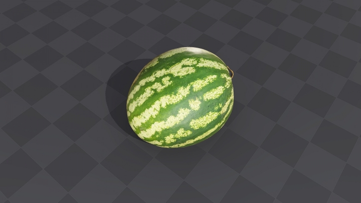 Reife Wassermelone
