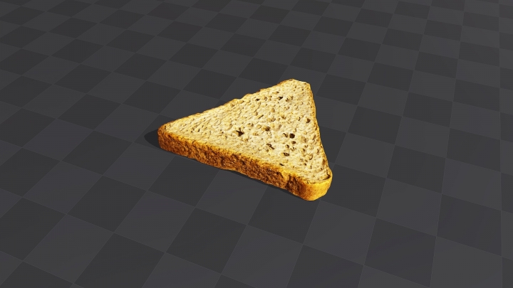Треугольный пшеничный хлеб