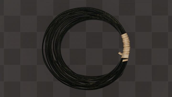 Моток черного провода